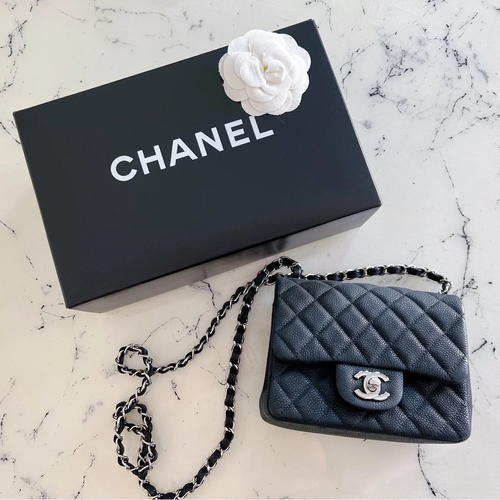 CHANEL SQUARE MINI FLAP BAG CROSSBODY - Picture 8 of 8
